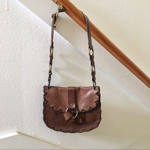 Dolce & Gabbana saddle leather bag